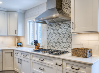 Beautifully remodeled kitchen featuring modern cabinetry, new countertops, and stylish lighting in a North Texas home.